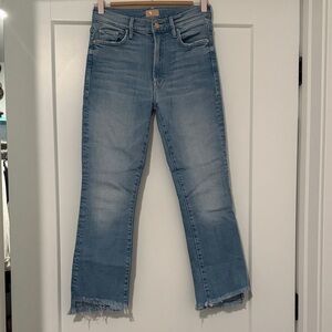 Mother denim the insider step crop Frey limited edition jeans